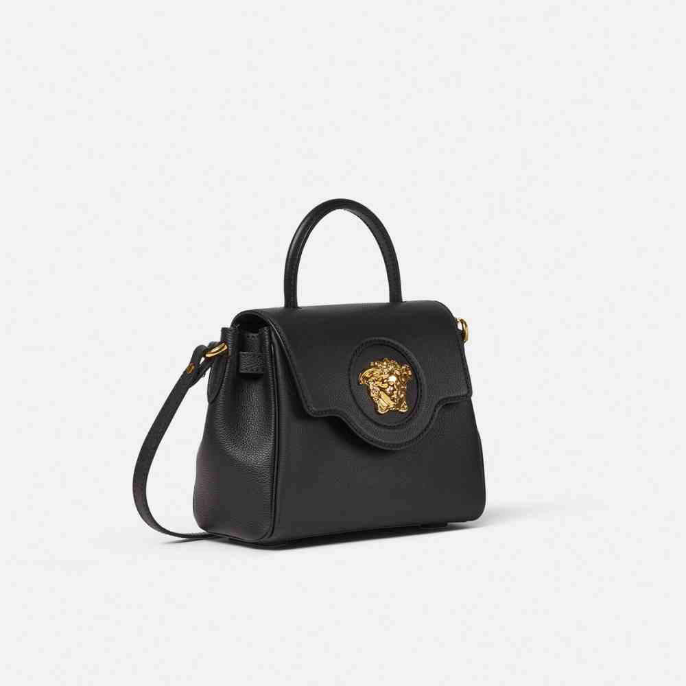 Versace La Medusa Black Handbag-1