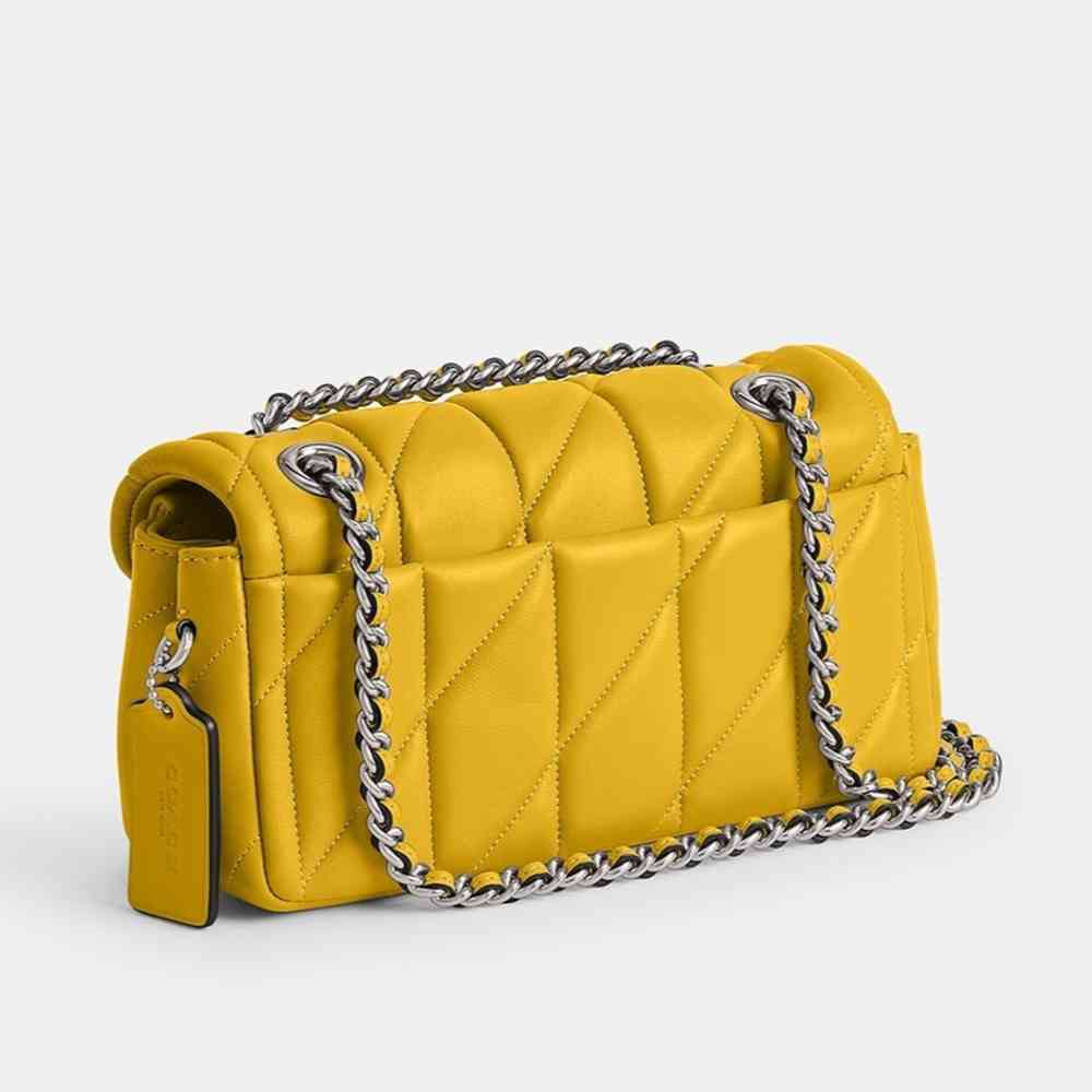 Coach Tabby 26 Quilted Yellow Sling Bag-2