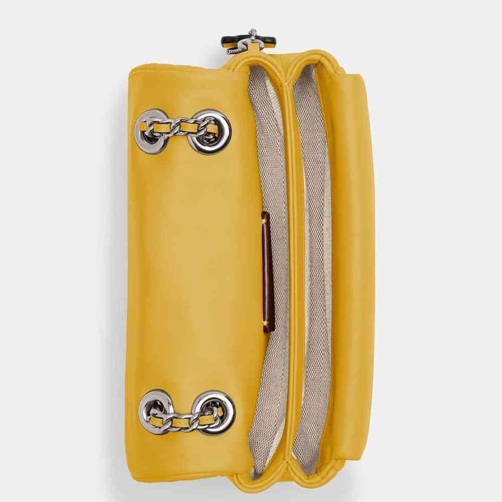 Coach Tabby 26 Quilted Yellow Sling Bag-3