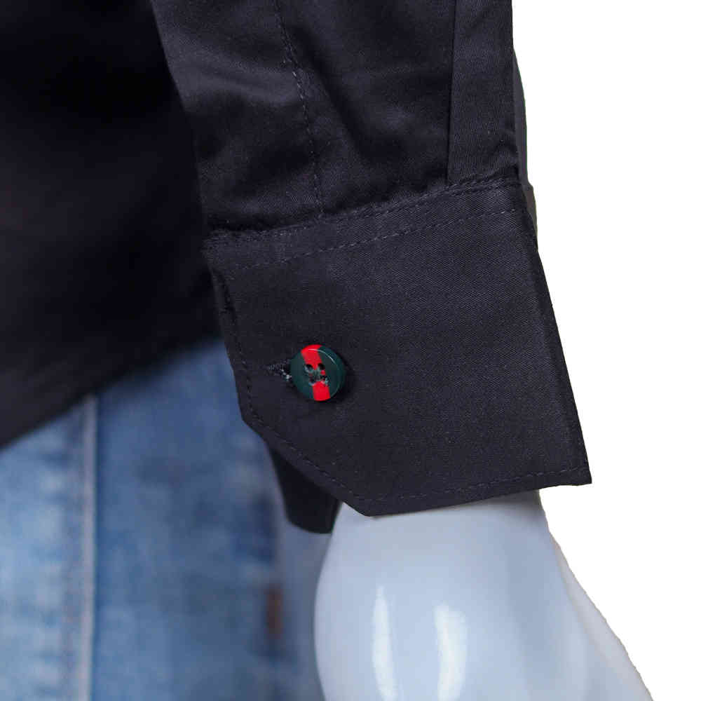 Gucci Embroidered logo Black Premium Luxury Shirt-3