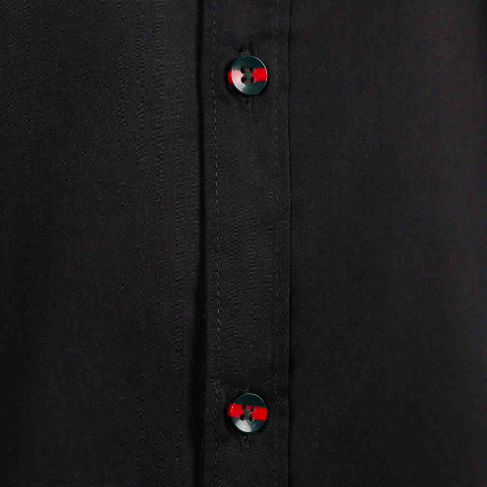 Gucci Embroidered logo Black Premium Luxury Shirt-5