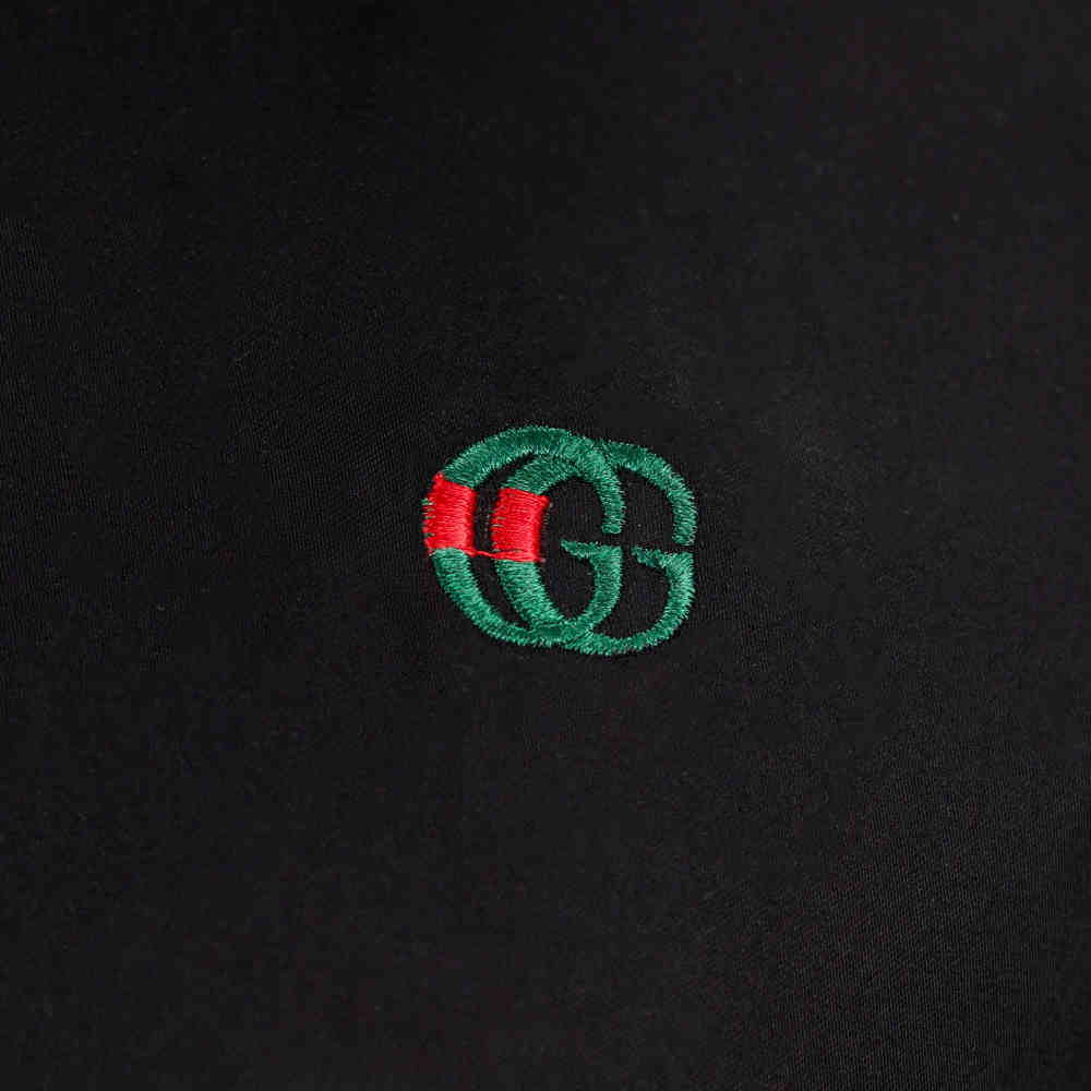 Gucci Embroidered logo Black Premium Luxury Shirt-6