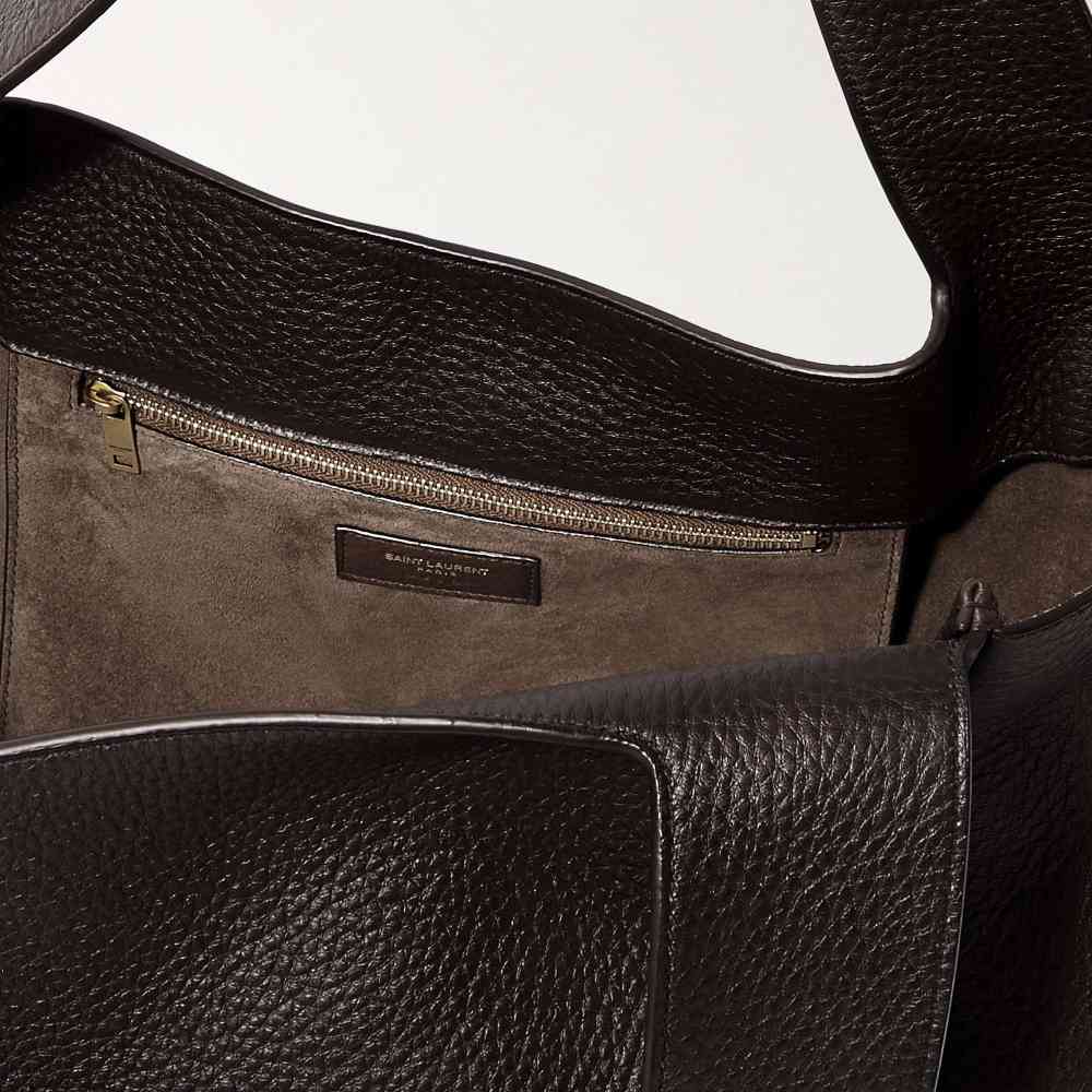 YSL Dark Brown Premium Quality Bucket Bag-2
