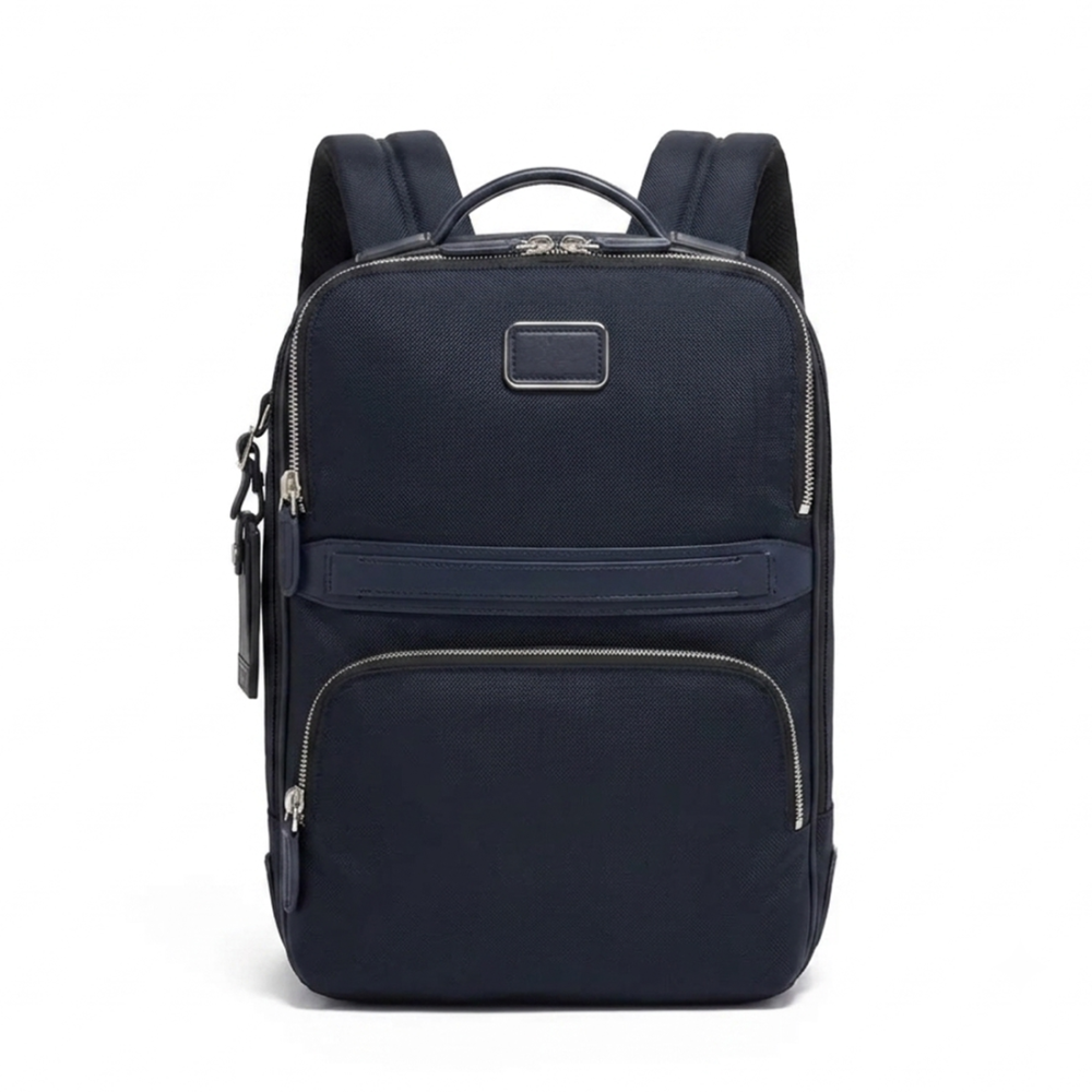 Blue Tumi Expandable Organizer Black Backpack