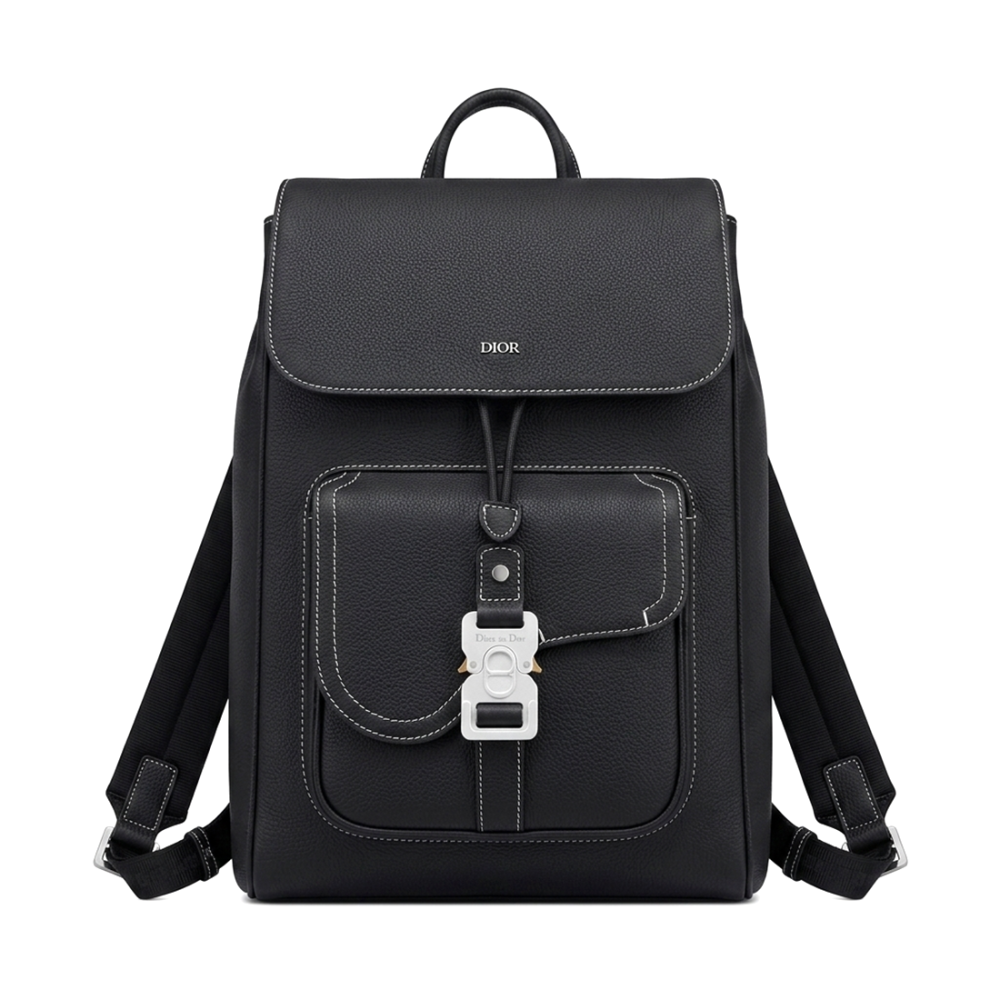Dior Saddle Bag Black Premium Quality Backpack-thumb-0