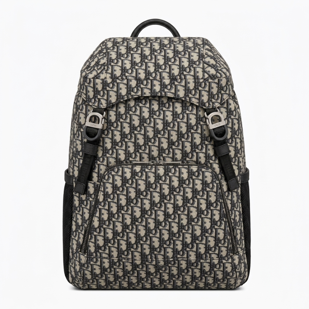 Dior Saddle Bag Black Premium Quality Backpack-thumb-0