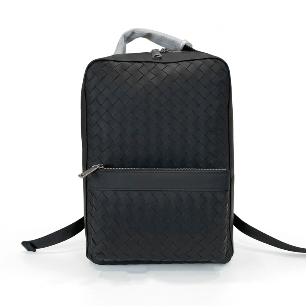 Bottega veneta Black Premium Vertical Paddy Crossbody Bag-thumb-0