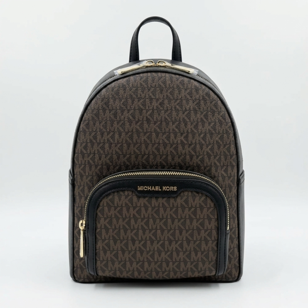Michael Kors Jaycee Black Backpack-thumb-0