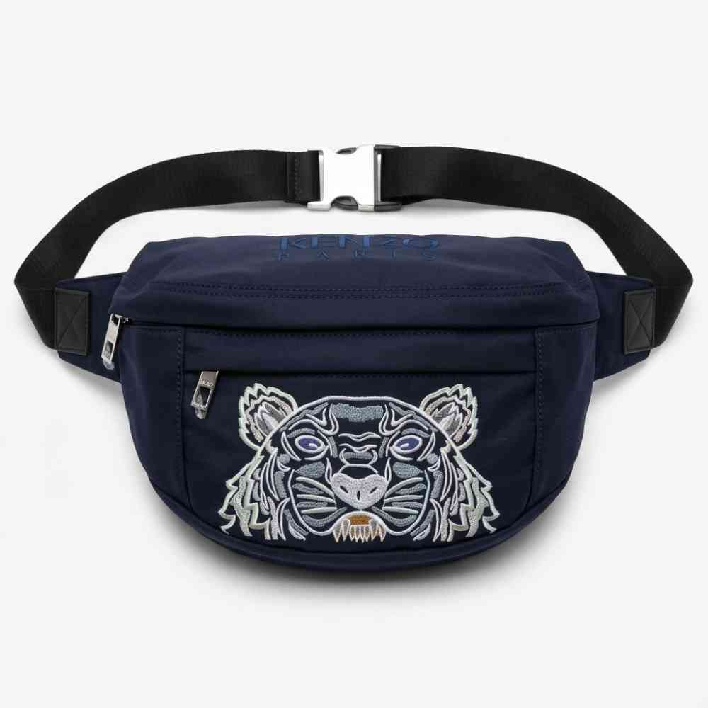 Kenzo Tiger Blue Belt Bag-thumb-0