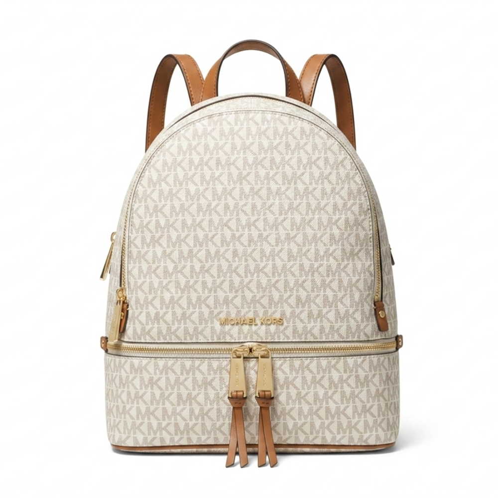 Michael Kors Jaycee White Backpack-thumb-0