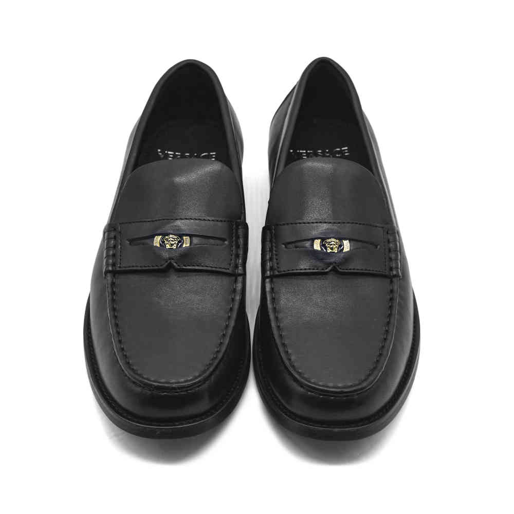 Versace Black Premium Quality Loafers-1