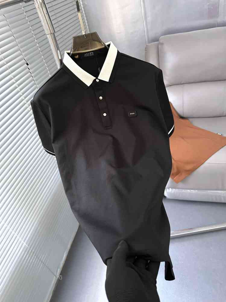 Black Hugo Boss Brown Premium Quality Tees