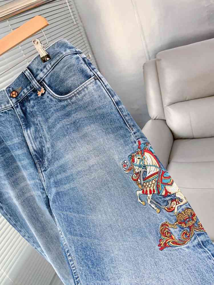 Hermes Blue Premium Quality Jeans-3