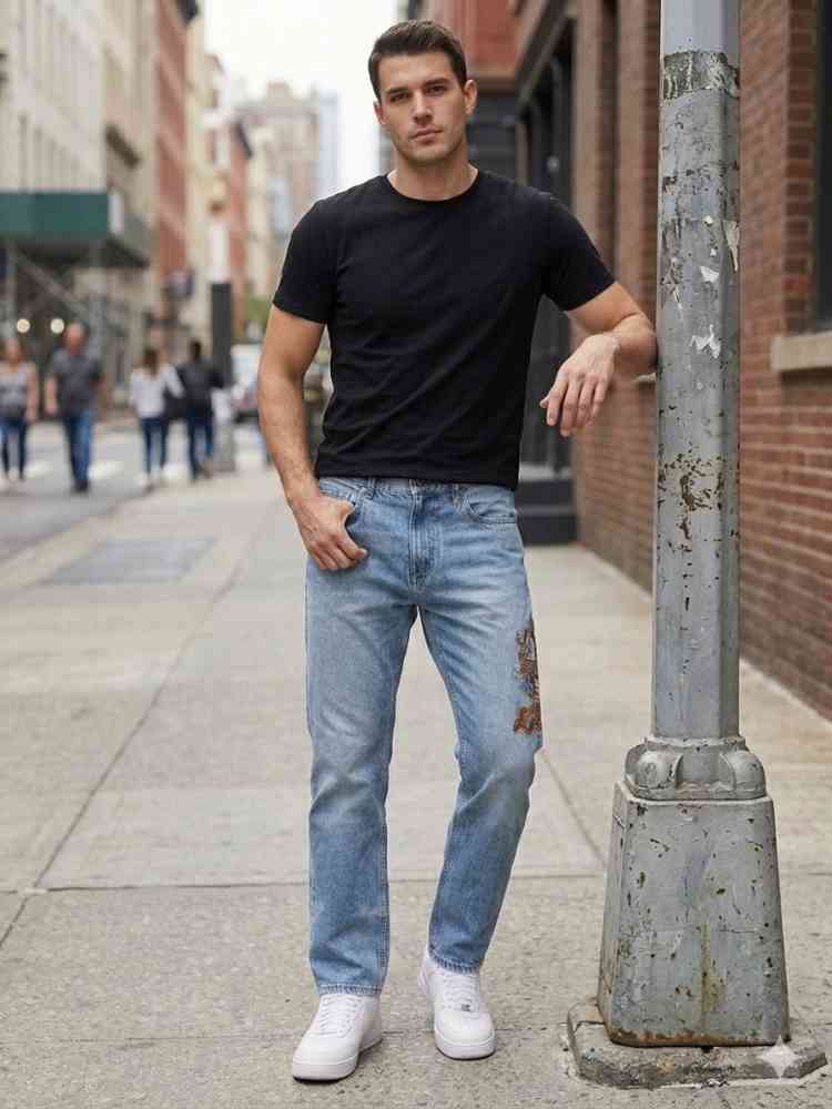Hermes Blue Premium Quality Jeans-1