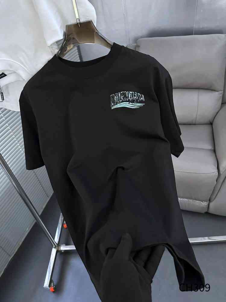 Balenciaga Black Premium Quality Tees-1