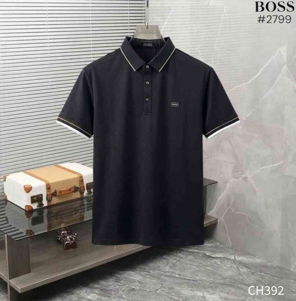 Black Hugo Boss Beige Premium Quality Tees