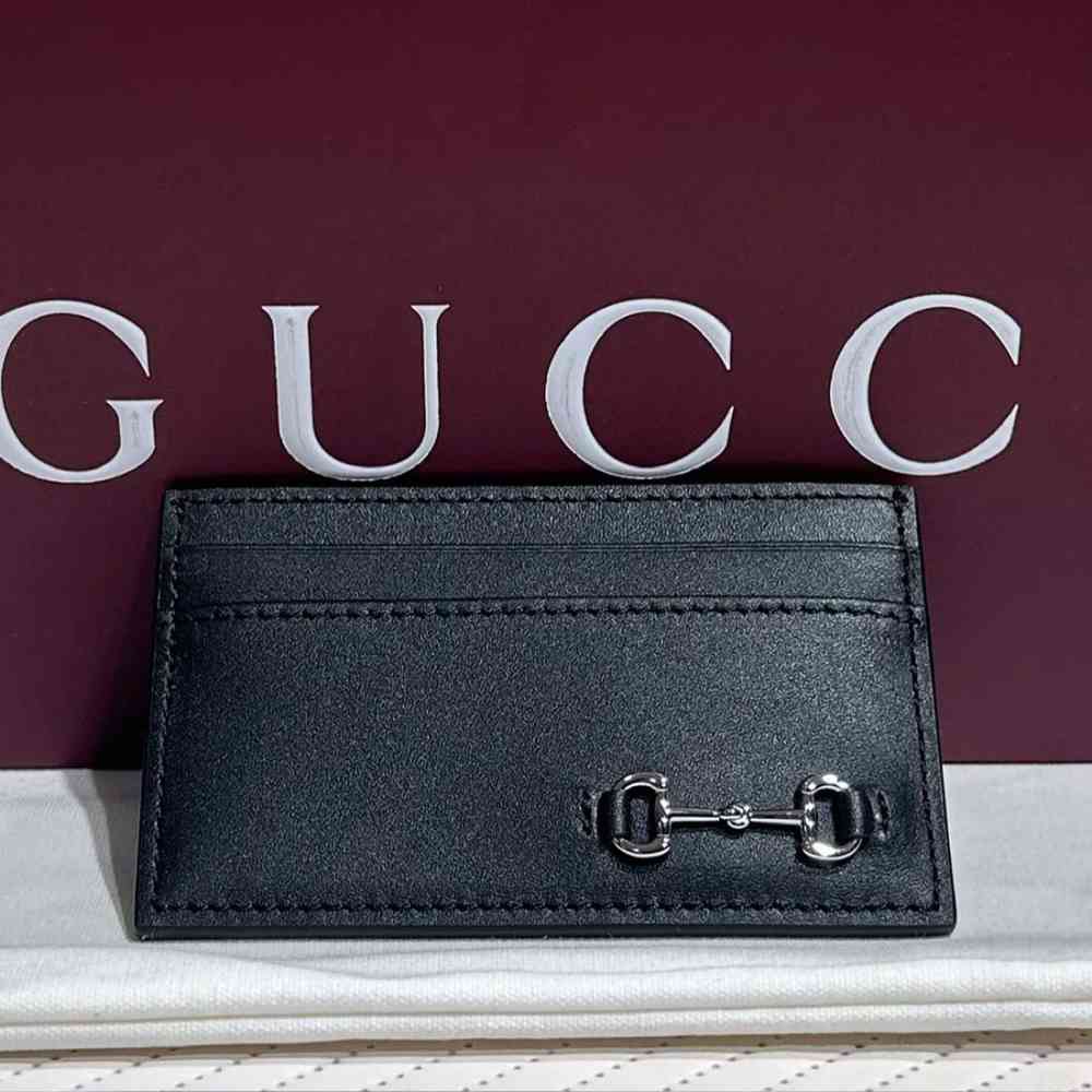 Gucci Black Premium Card Wallet-thumb-0