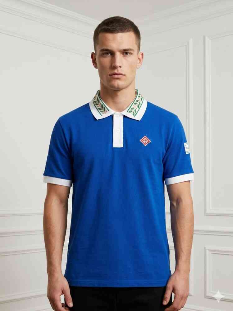 Casablanca Blue Premium Quality T-shirt-thumb-0