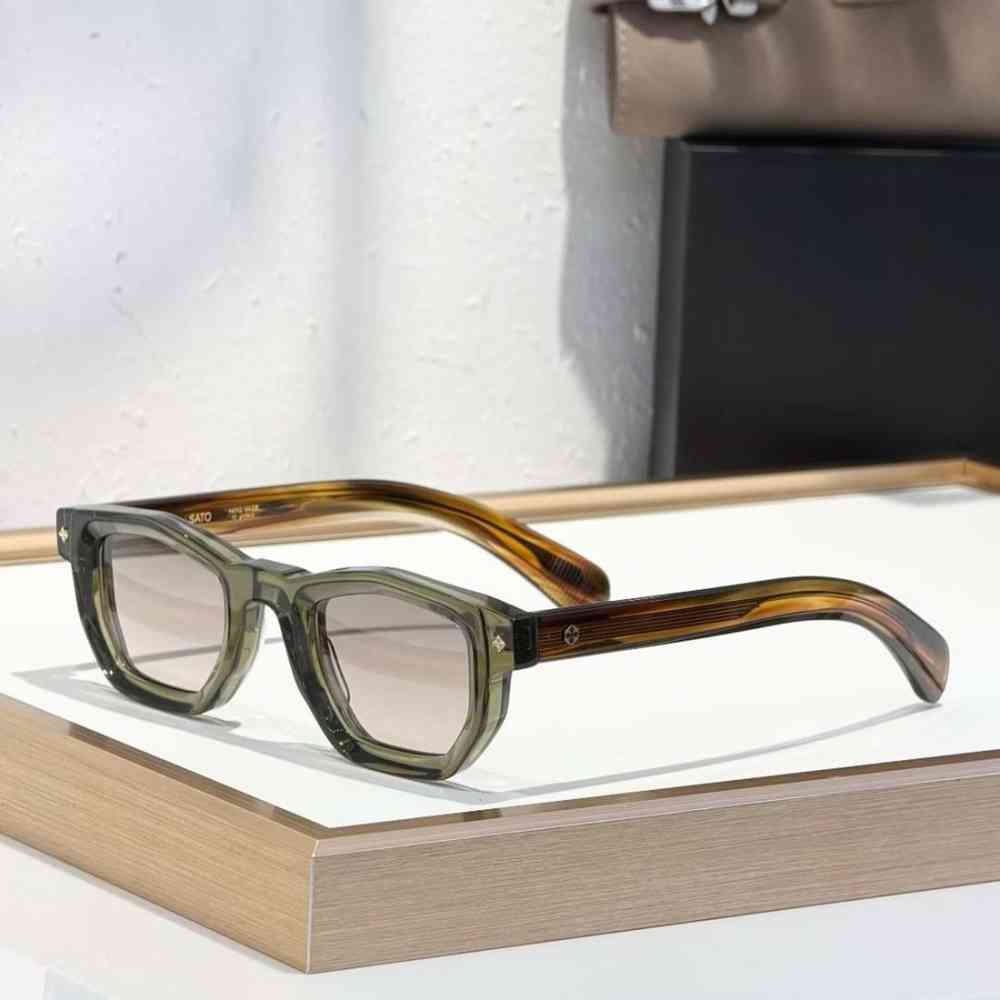 Green Sato Eyewear La Superba Brown Sunglasses