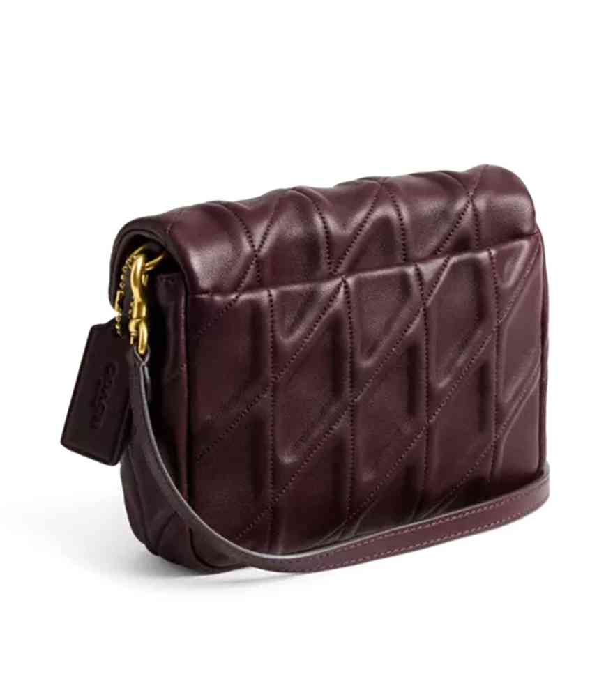 Coach Time Square Tabby Wine Sling Bag-thumb-2