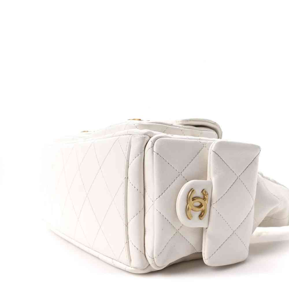 Chanel 25C White Premium Shoulder Bag-thumb-7