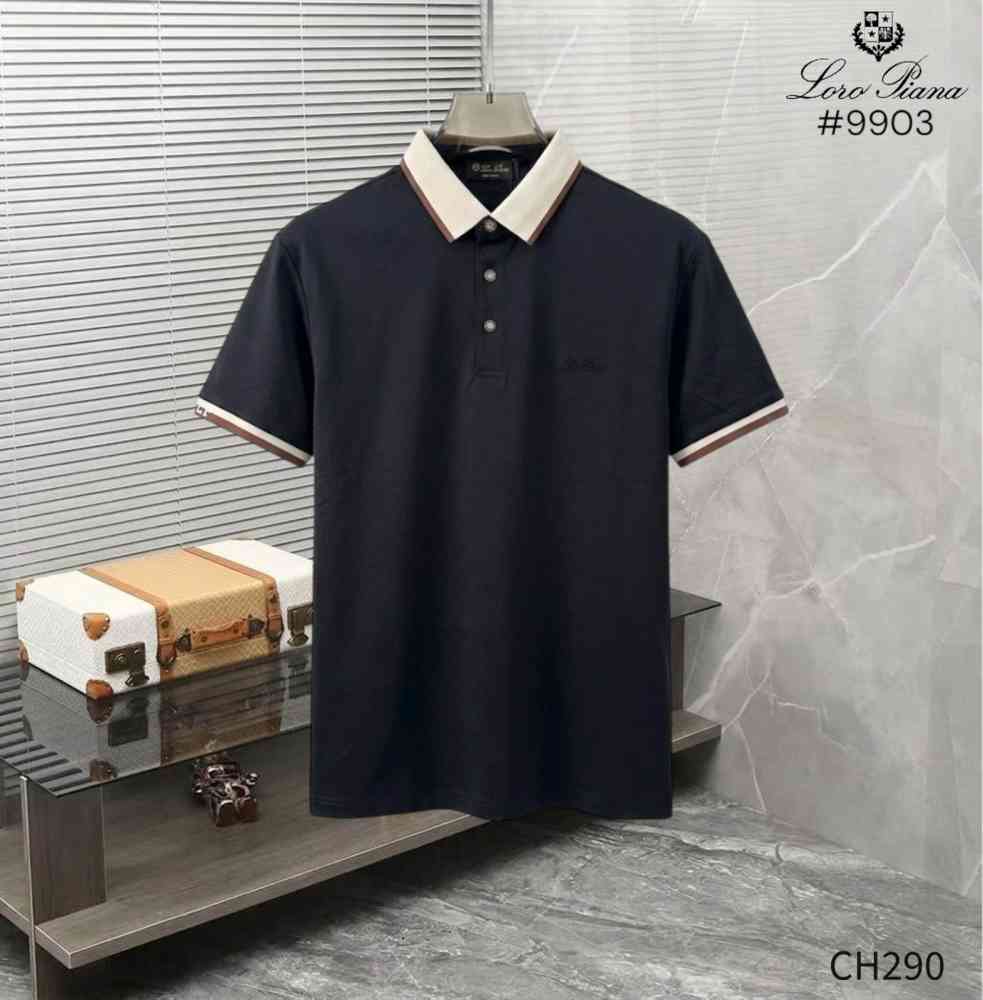 Loro Piana Black Premium Quality T-Shirt-thumb-0