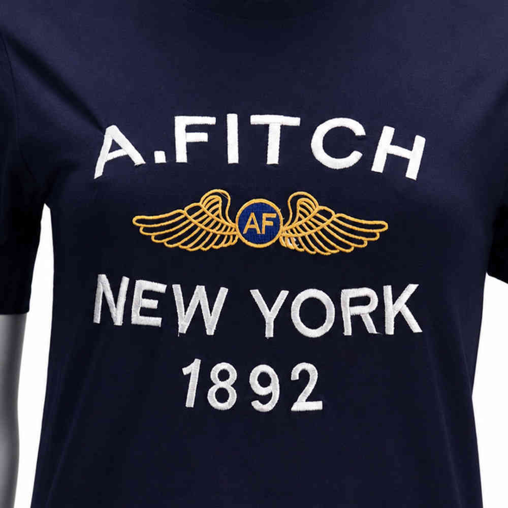 Abercrombie Blue Premium Quality Women T-shirt-thumb-3