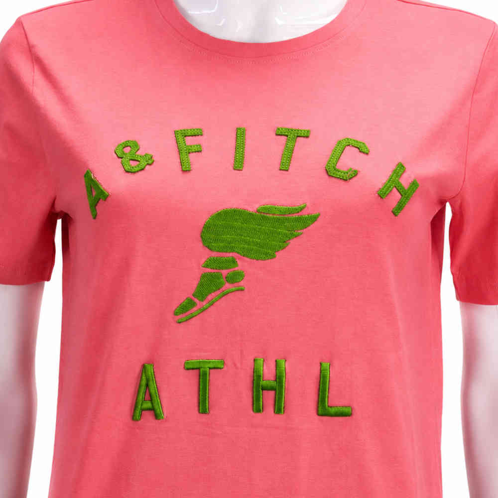 Abercrombie Pink Premium Quality Women T-shirt-3
