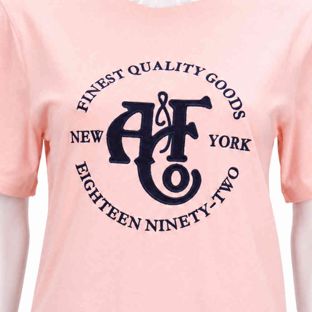 Abercrombie Pink Premium Quality Women T-shirt-thumb-3