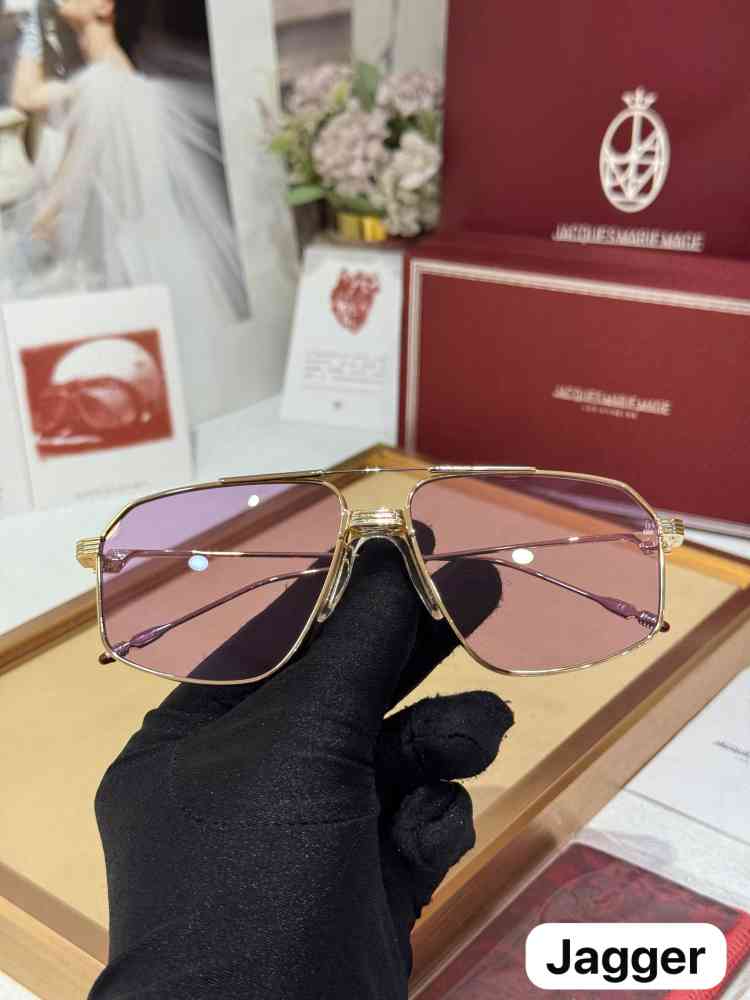 Jacques Marie Mage Pink Luxury Sunglasses-thumb-1