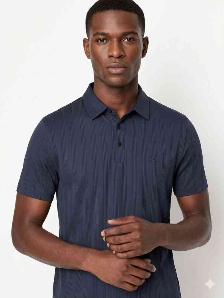 Armani Exchange Grey Premium Quality T-Shirt-thumb-0