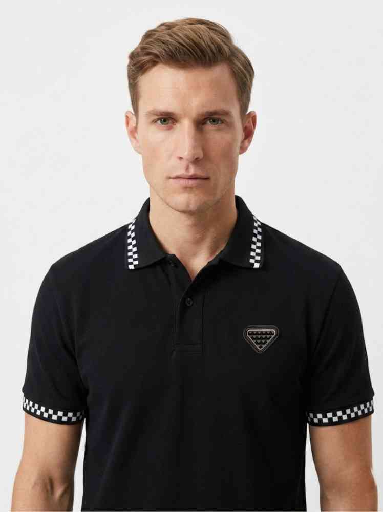 Prada Black Premium Quality Polo T-shirt-thumb-0