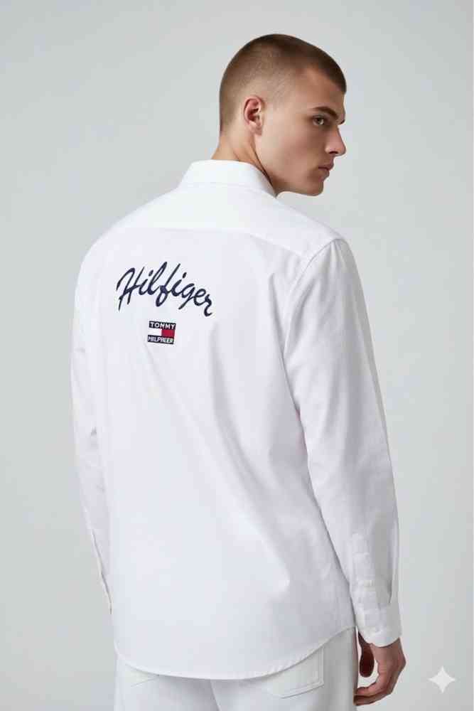 Tommy Hilfiger White Premium Shirt-thumb-1