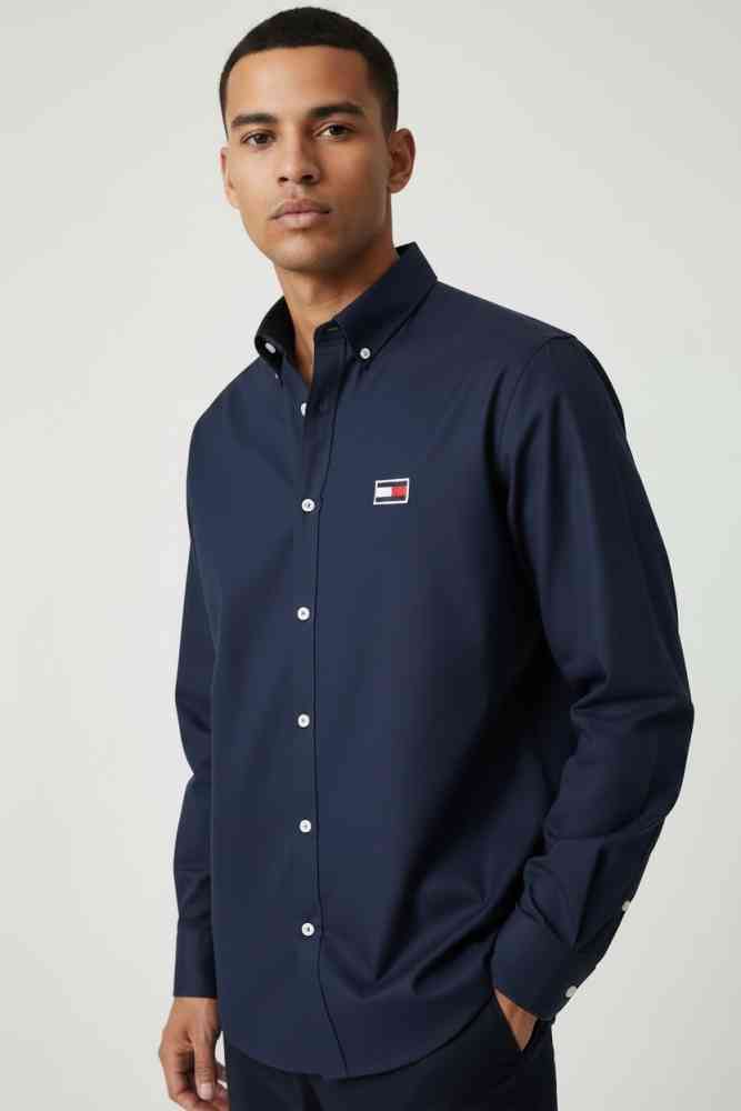 Tommy Hilfiger Navy Blue Premium Shirt-thumb-0