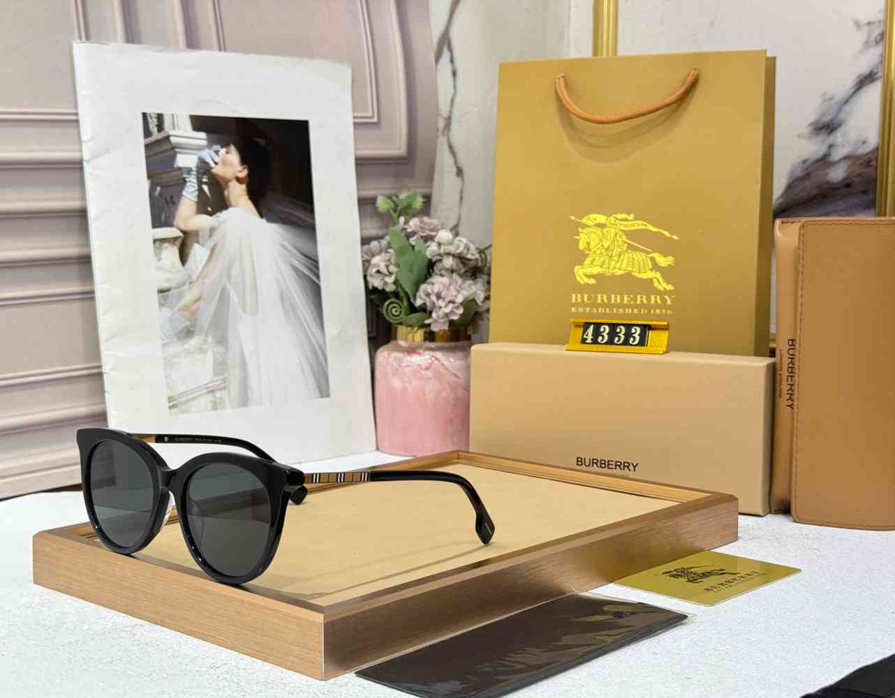 Burberry Black Premium Luxury Sunglasses-thumb-0