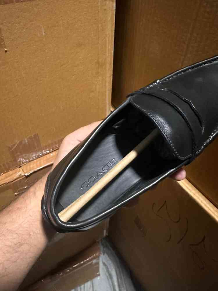 Coach Black Premium Quality Loafers-thumb-1