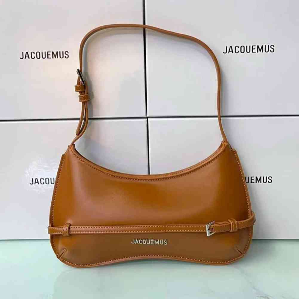 Brown Jacquemus Le Bisoi Black Shoulder Bag