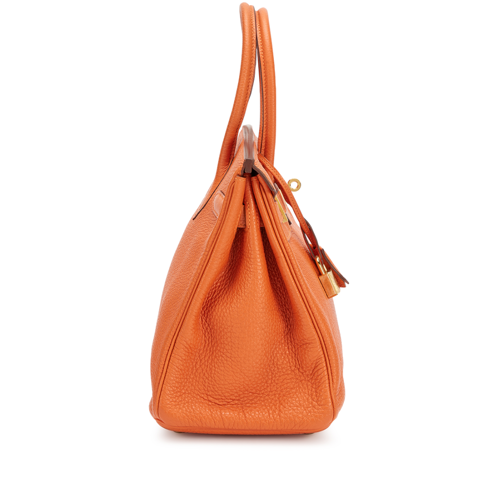 Hermes Birkin Orange Premium Quality Bag-4