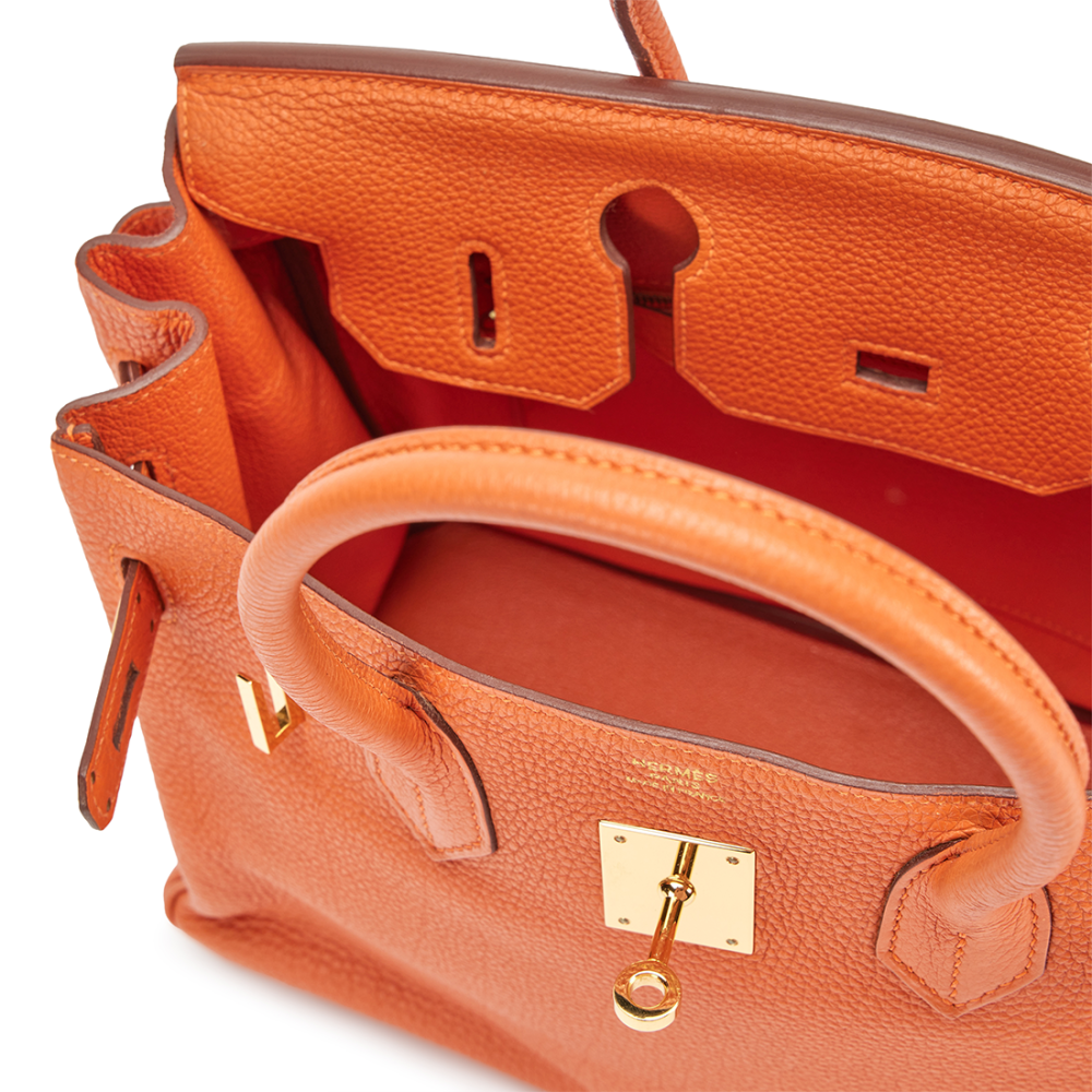 Hermes Birkin Orange Premium Quality Bag-5