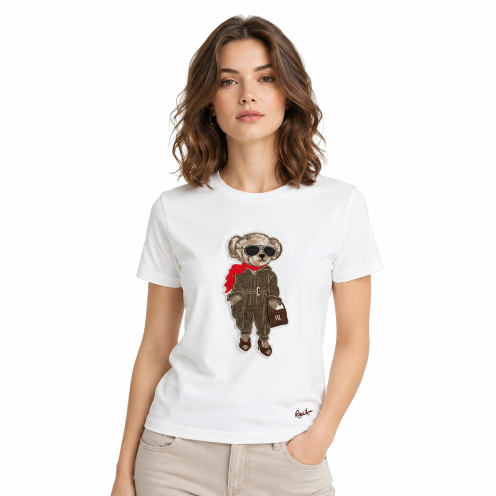Ralph Lauren White Premium Quality Women T-shirt-thumb-0