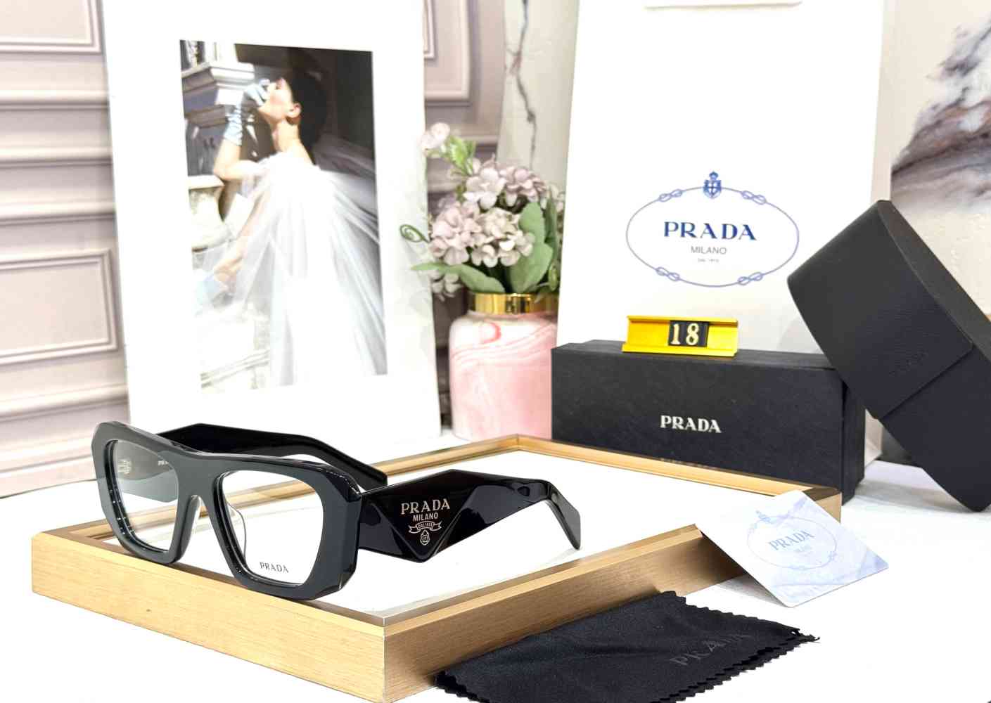 Black Prada Brown Luxury Sunglasses