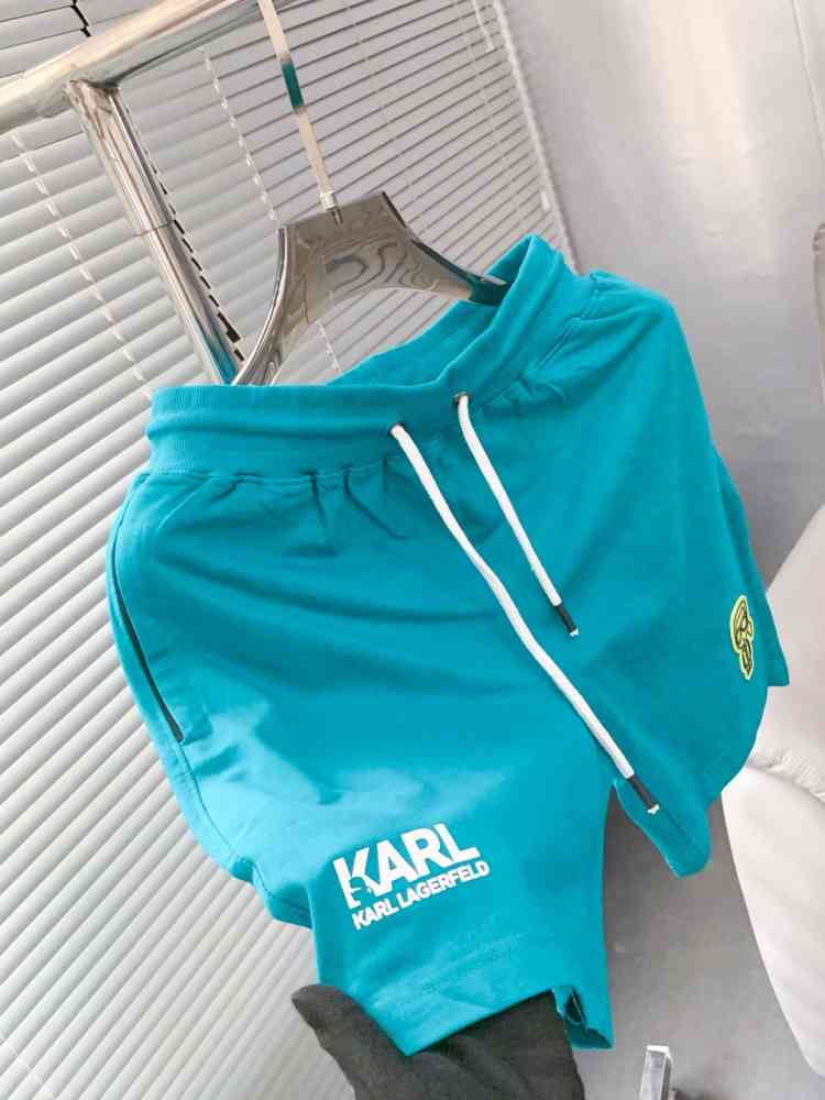 Karl Lagerfeld Blue Premium Quality Shorts-1