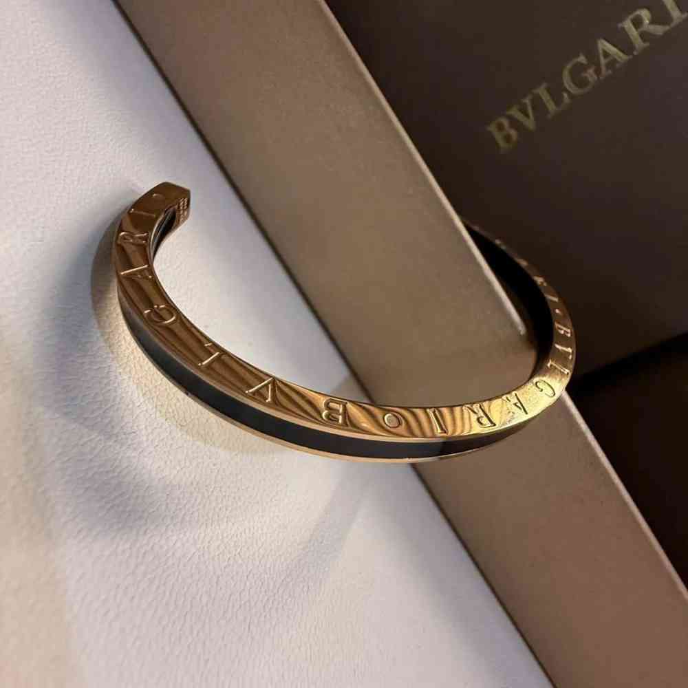Bvlgari B.zero1 Black Rosegold Bracelet-thumb-1
