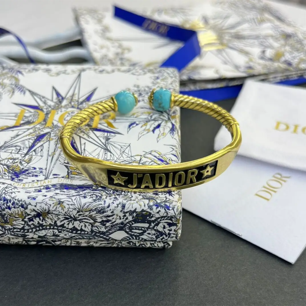Dior J'Adior Turquoise Cuff Bangle