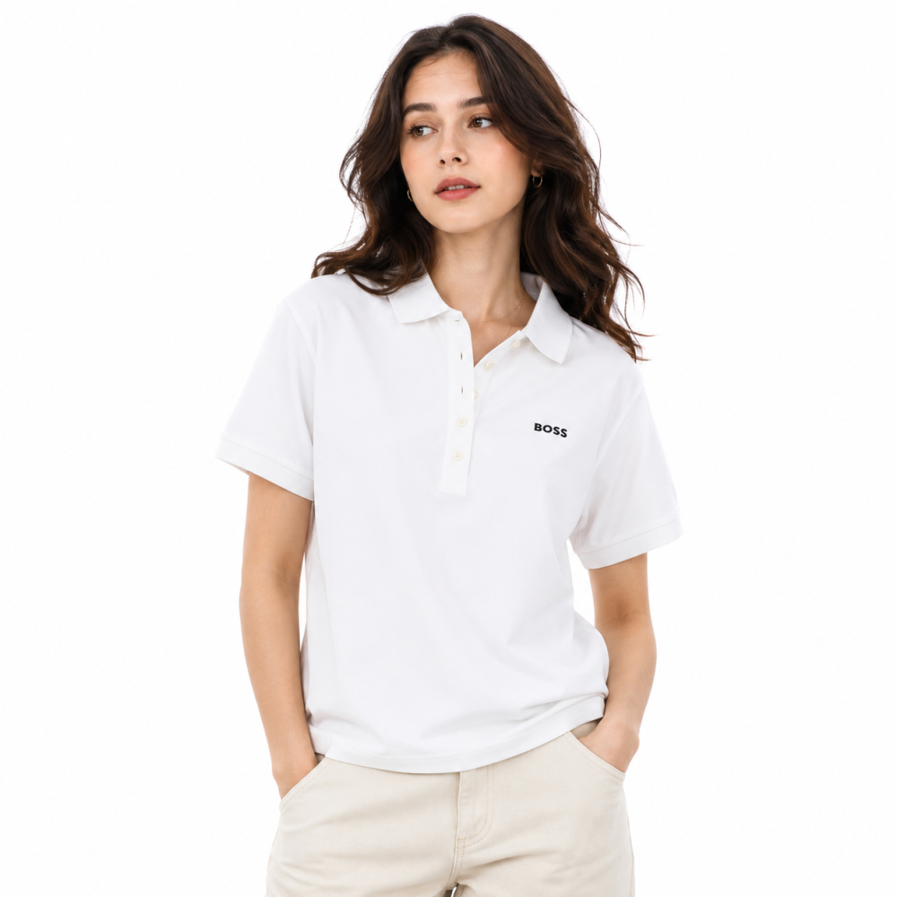 White BOSS Black Premium Quality Women T-shirt