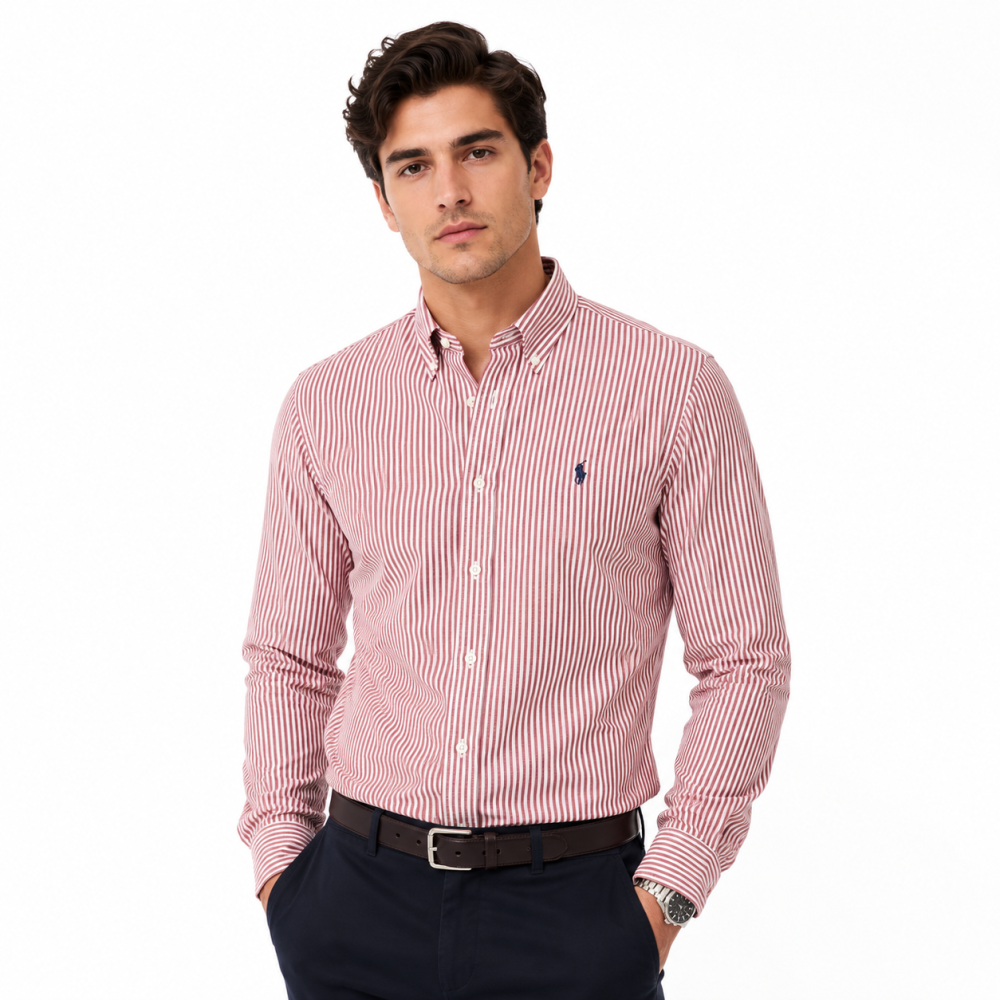Ralph Lauren Pink Premium Quality Cotton Shirt