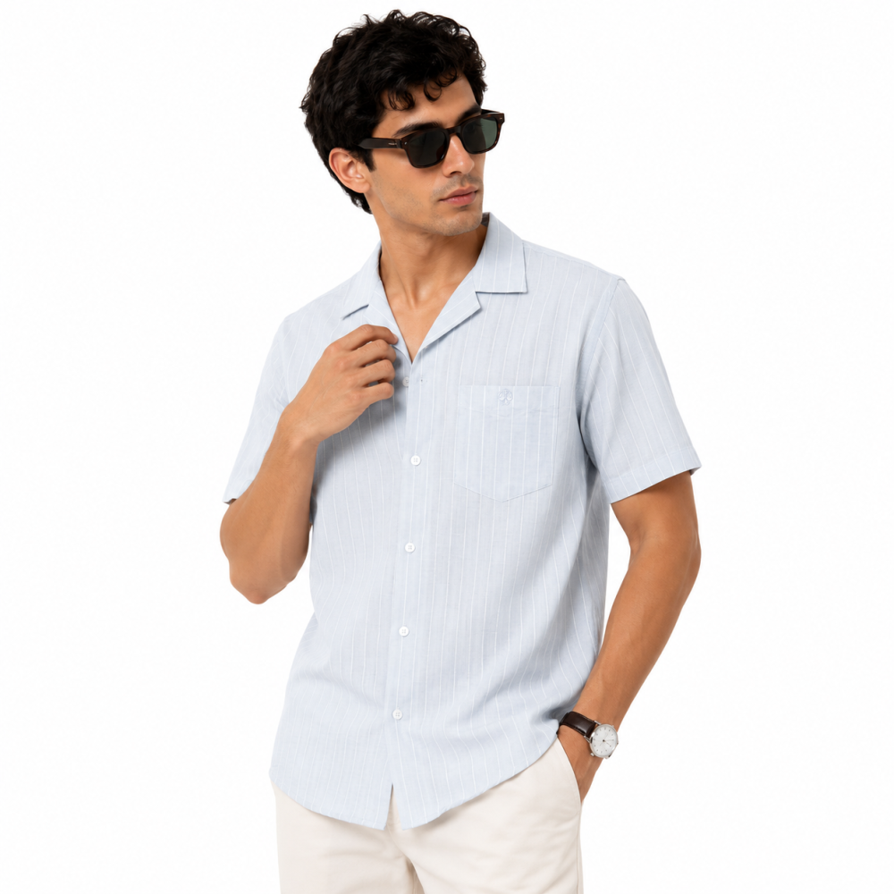 Blue Brooks Brothers Black Premium Cotton Shirt
