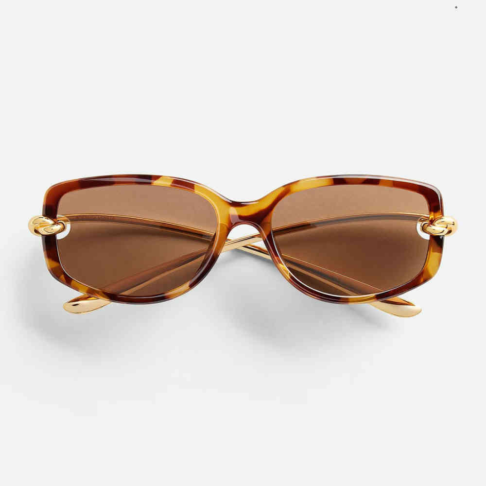 Bottega Veneta Knot Rectangular Sunglasses