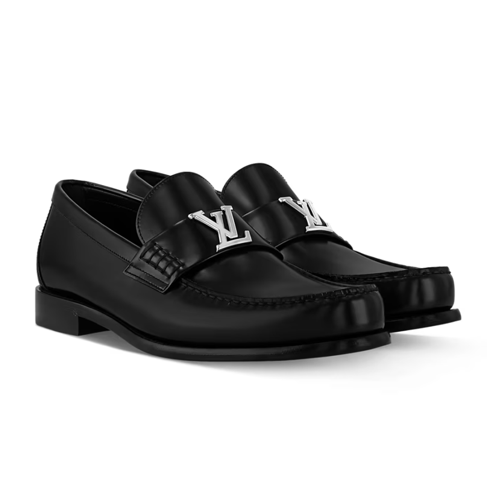 Louis Vuitton Black Major Loafer