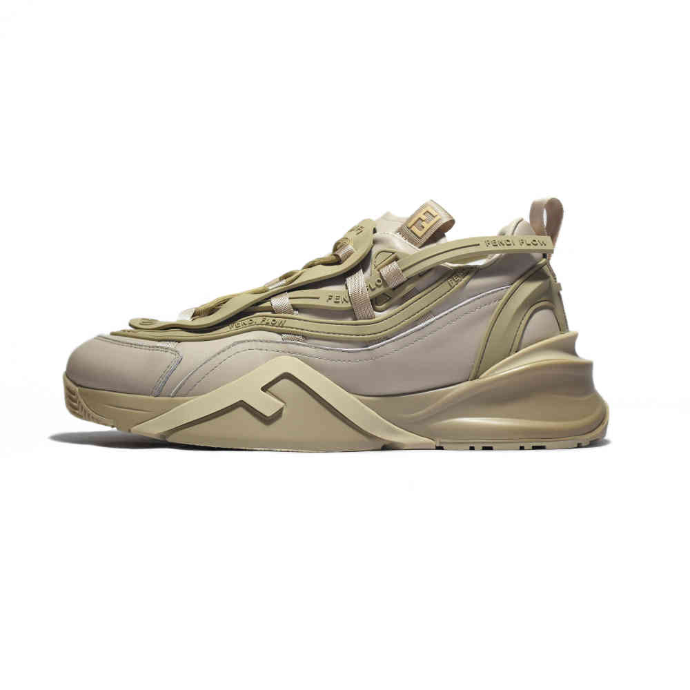 Fendi Flow Cream Premium Low-tops Sneakers